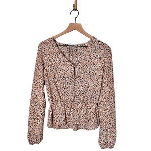 Sienna Sky Women floral Sleeve Blouse Small